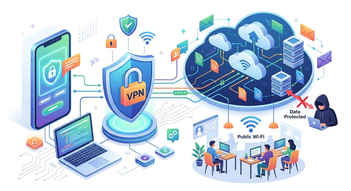 10 วิธีใช้ VPN เพื่อปกป้องข้อมูลส่วนตัวในการเชื่อมต่อ Wi-Fi สาธารณะ